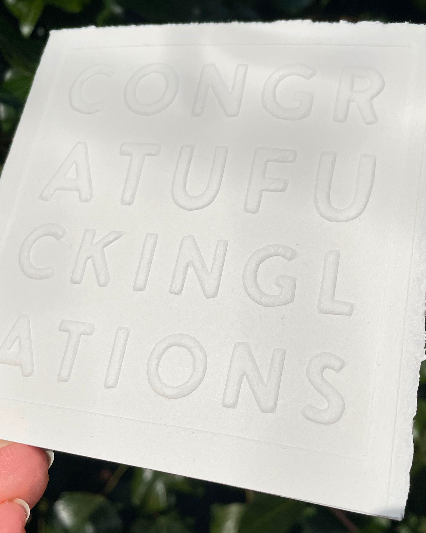 Congratu-f***ing-lations