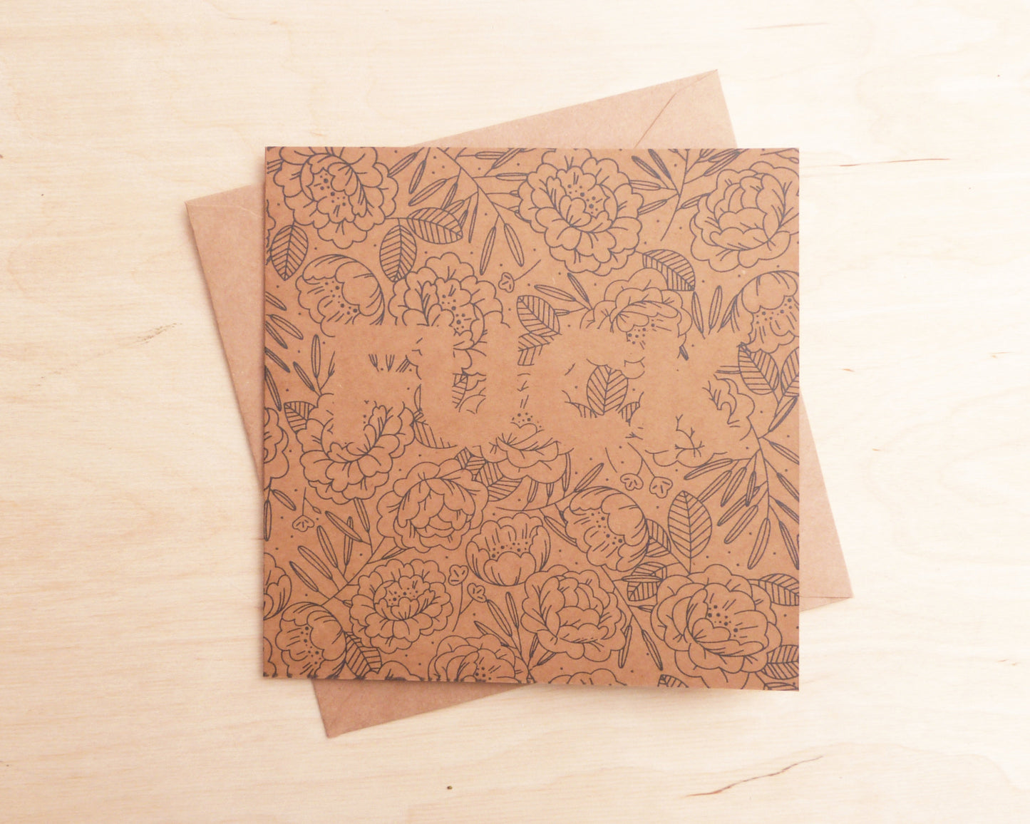 Card | Flowery Fuck - Kraft