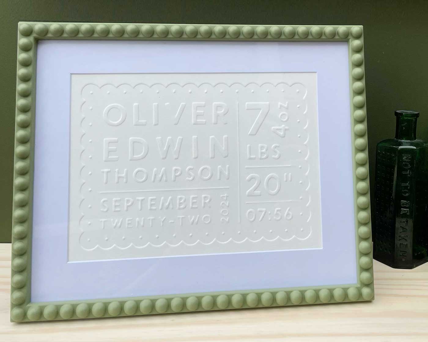 Custom embossing