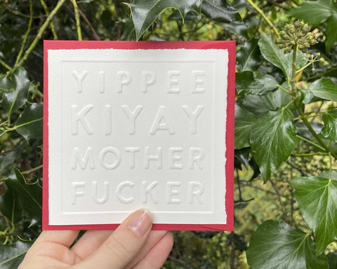 Christmas Card | Yippee Ki Yay M*ther F*cker