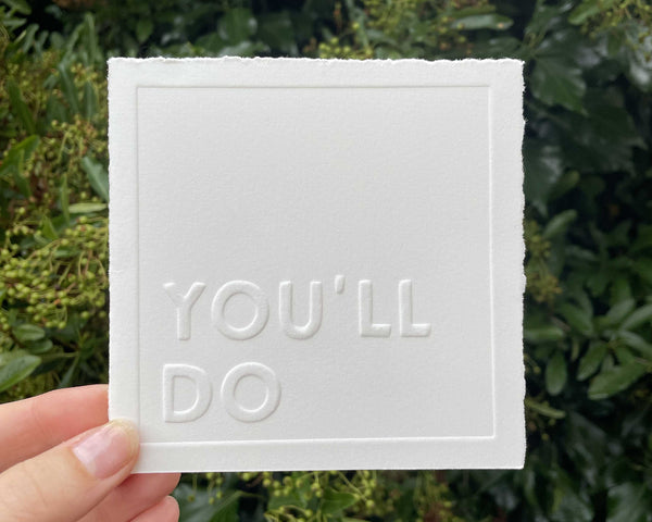 Card | You'll Do