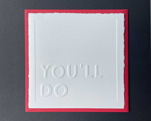 Card | You'll Do