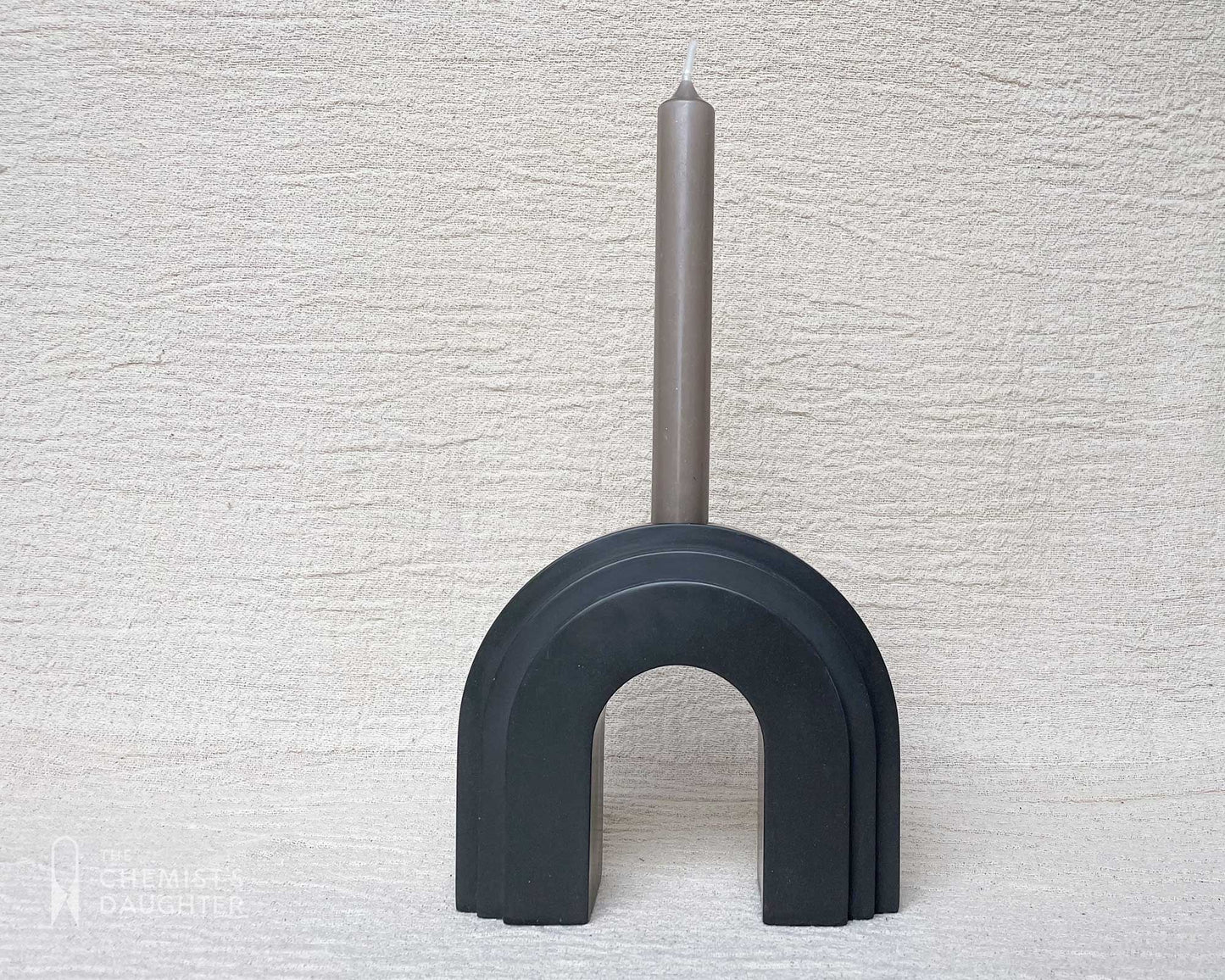 Arch candle holder / book end | Tri-colour