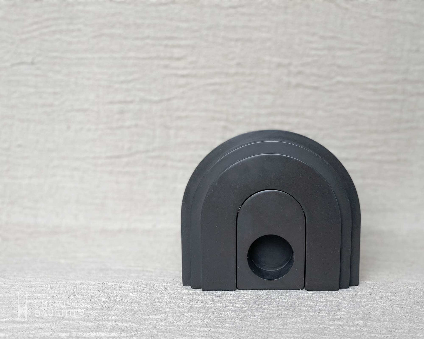 Arch candle holder / book end | Tri-colour