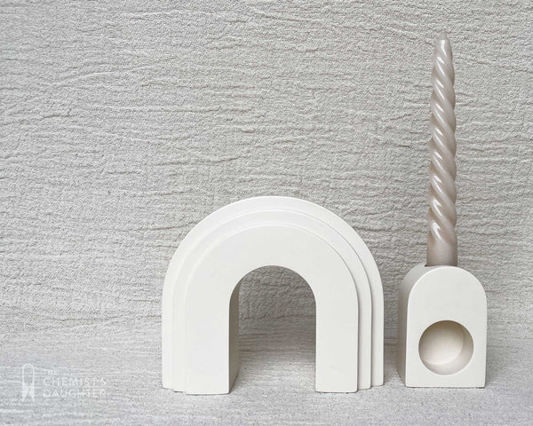 Arch candle holder / book end | Various