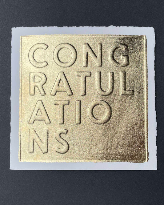 Gold Congratulations