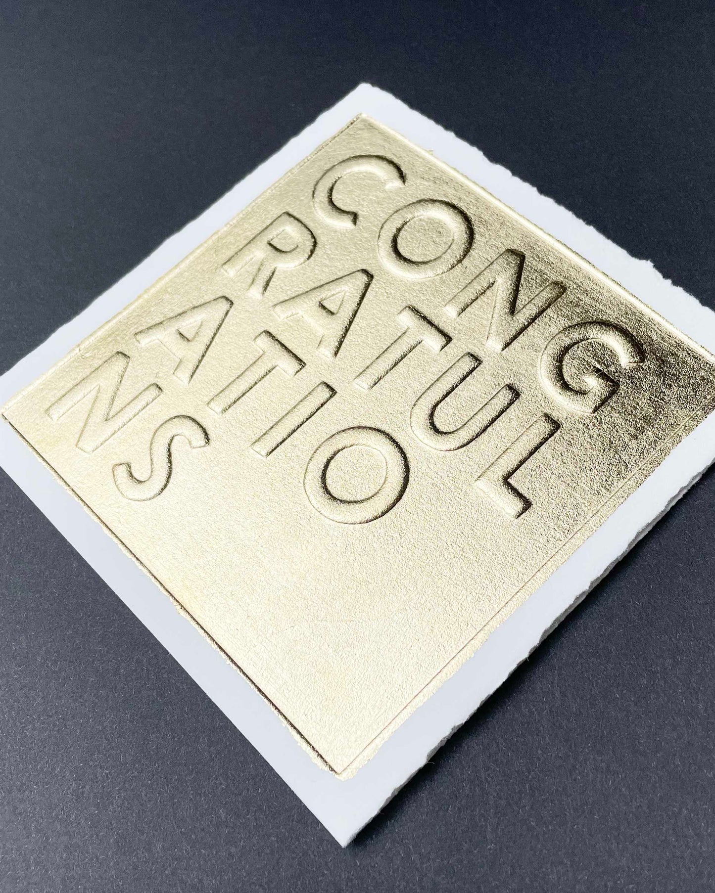 Gold Congratulations