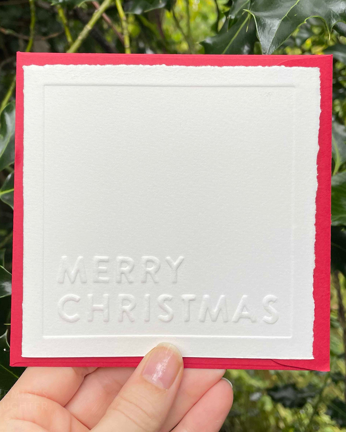 Christmas Card | Ya Filthy Animal (inside text)