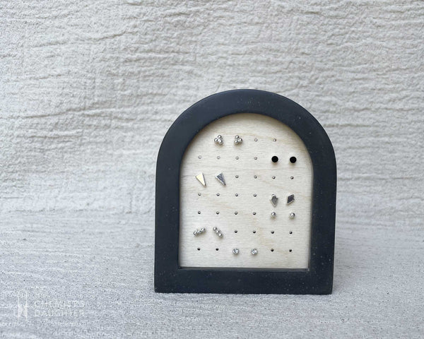 Earring storage | Charcoal