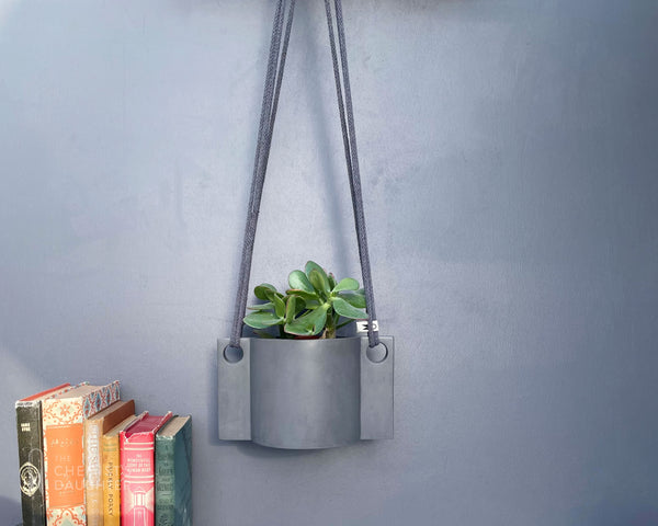 Hanging plant pot | Charcoal