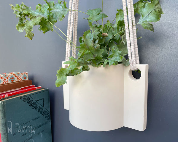 Hanging plant pot | Plaster