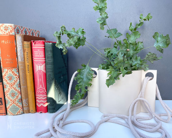Hanging plant pot | Plaster