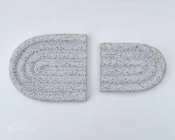 Arc Soap Dish - Speckle Large