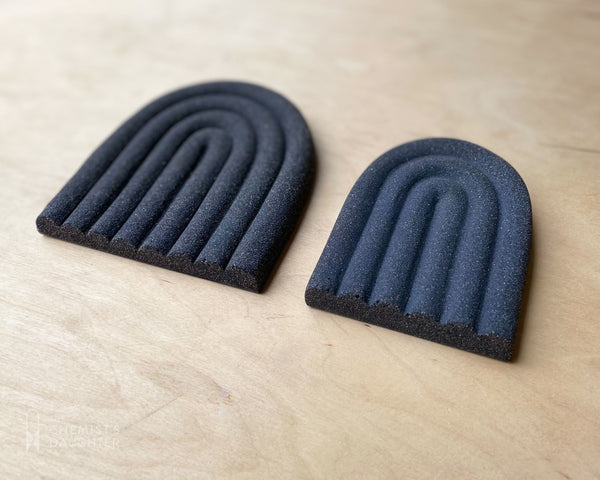 Arc Soap Dish - Charcoal Small