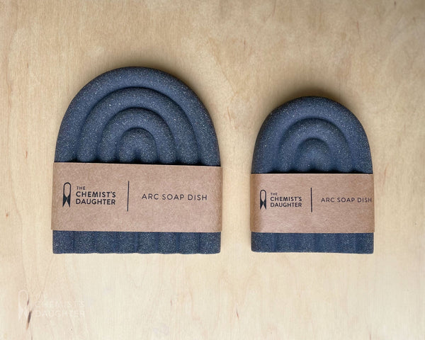 Arc Soap Dish - Charcoal Small