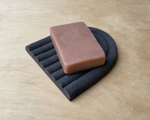 Arc Soap Dish - Charcoal Large