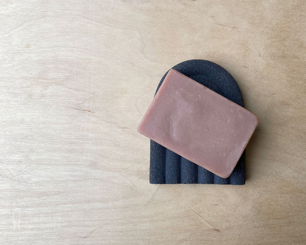 Arc Soap Dish - Charcoal Small