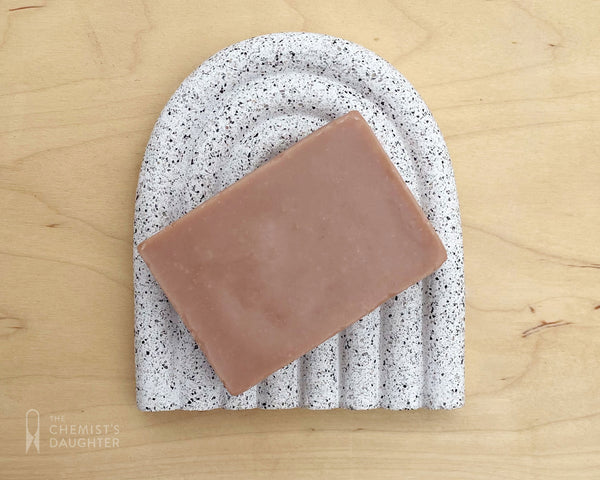 Arc Soap Dish - Speckle Large