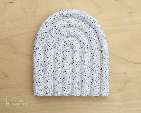 Arc Soap Dish - Speckle Large