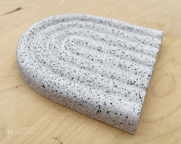Arc Soap Dish - Speckle Large