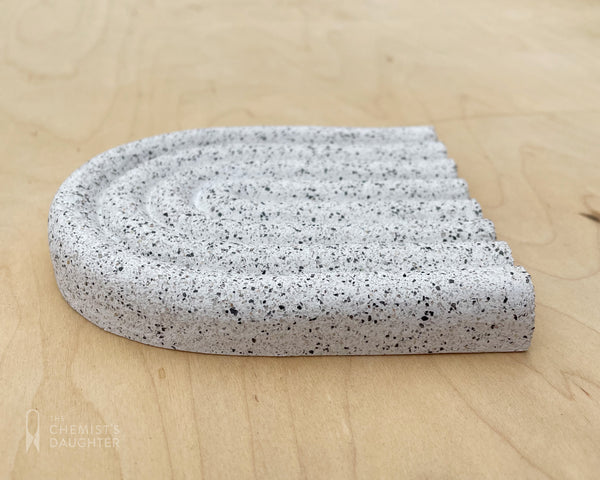 Arc Soap Dish - Speckle Large