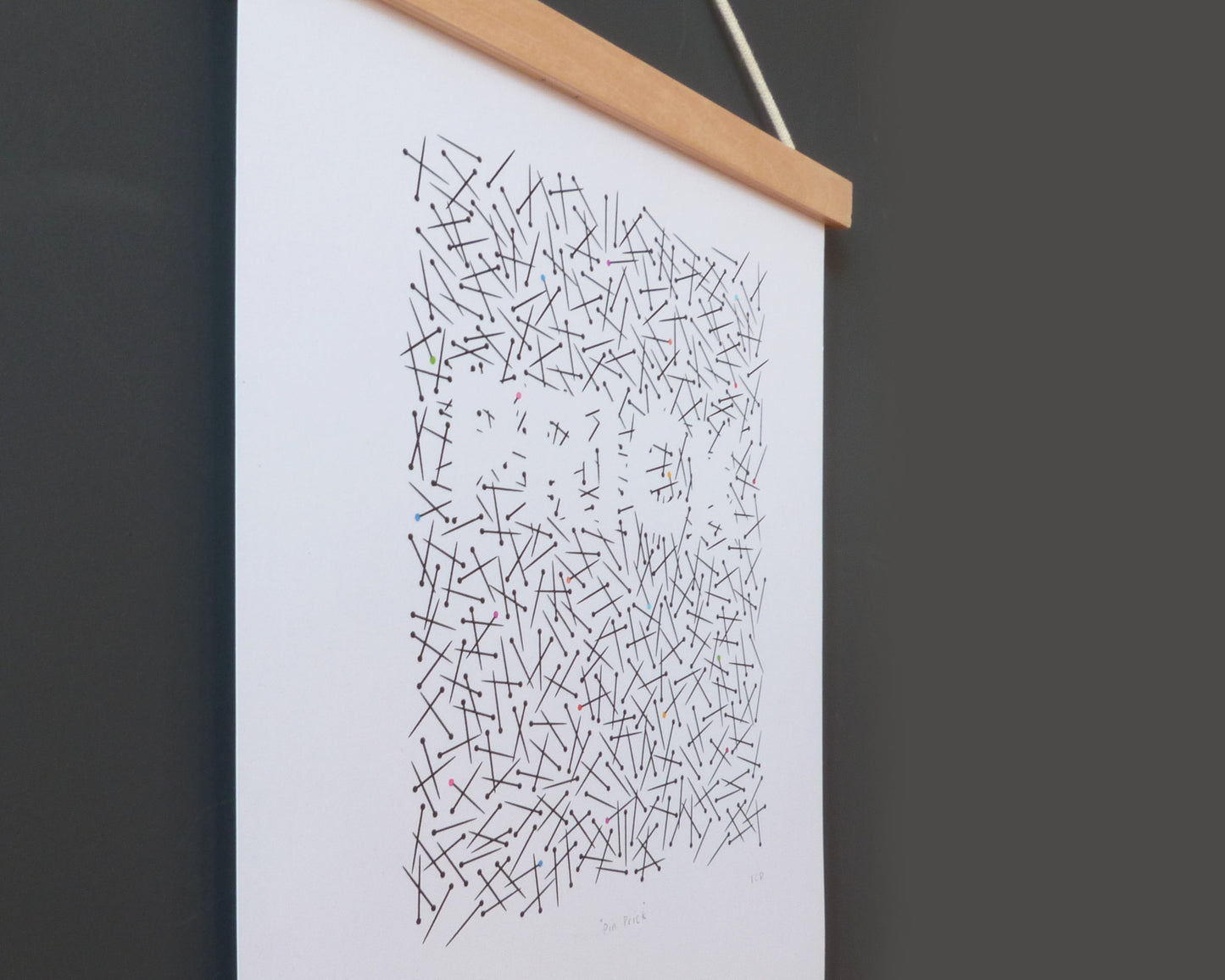 Pin Prick A3 Screen Print