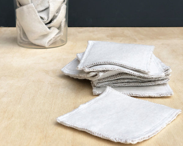 Organic Cotton Reusable Makeup Wipes