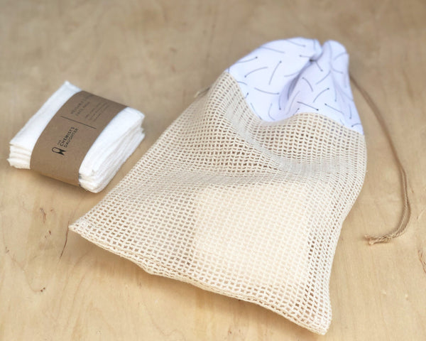 Cotton Wash Bag | Pins