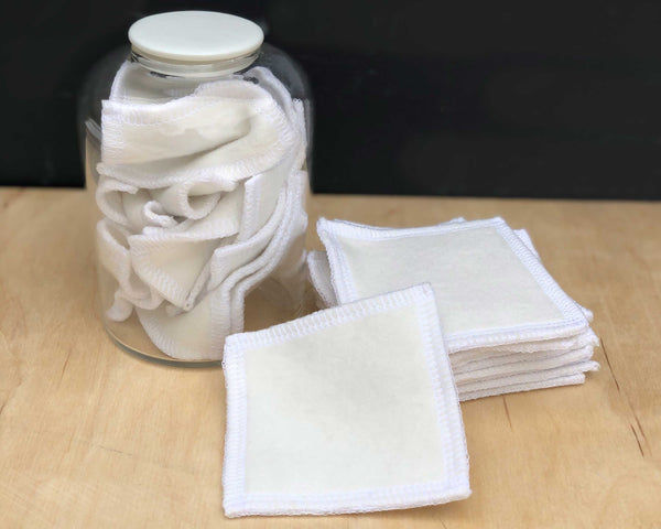 Organic Cotton Reusable Makeup Wipes