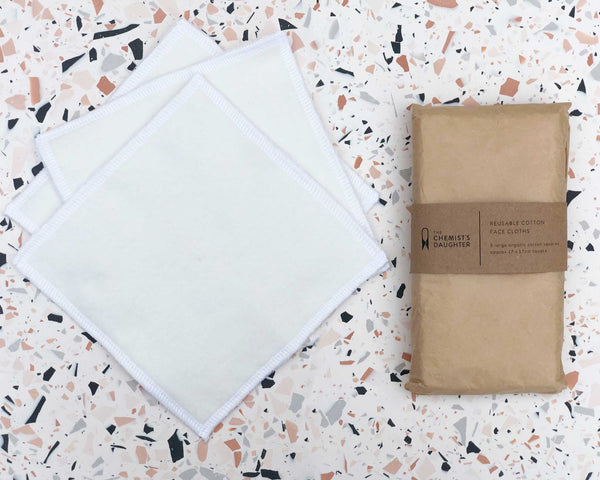 Organic Cotton Reusable Makeup Cloths