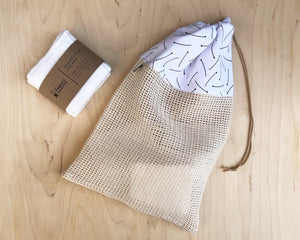 Cotton Wash Bag | Pins