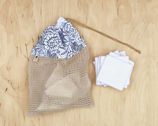 Cotton Wash Bag | Floral