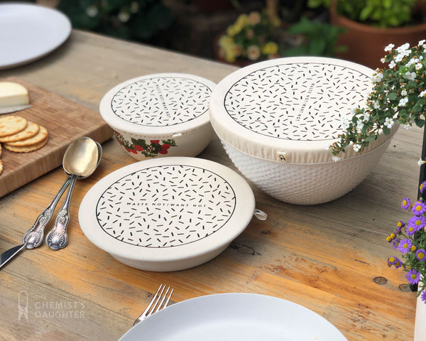 Set of 3 Eco Food Bowl Covers