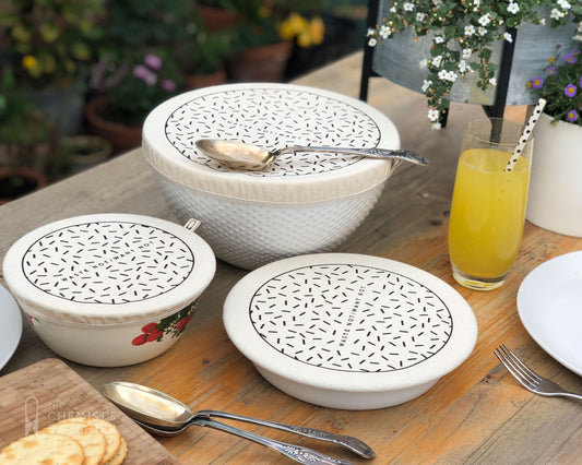 Set of 3 Eco Food Bowl Covers