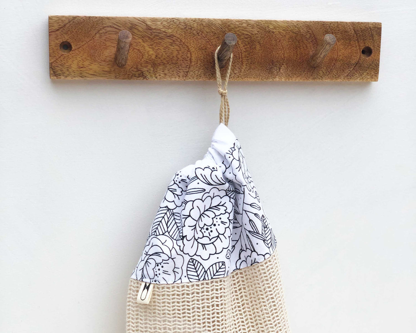 Cotton Wash Bag | Floral