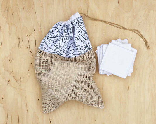 Cotton Wash Bag | Tropical