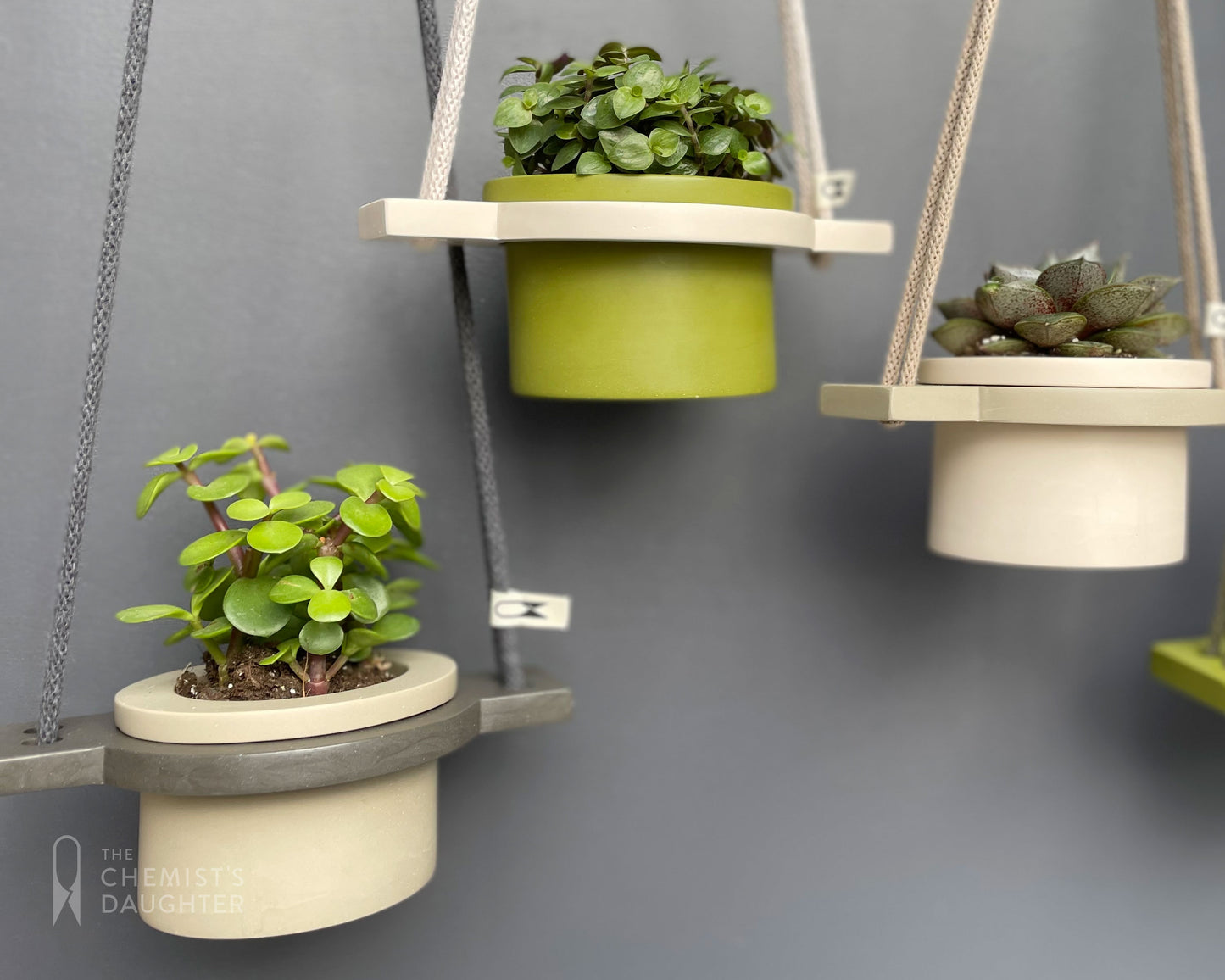 Mini Hanging plant pot - various colours