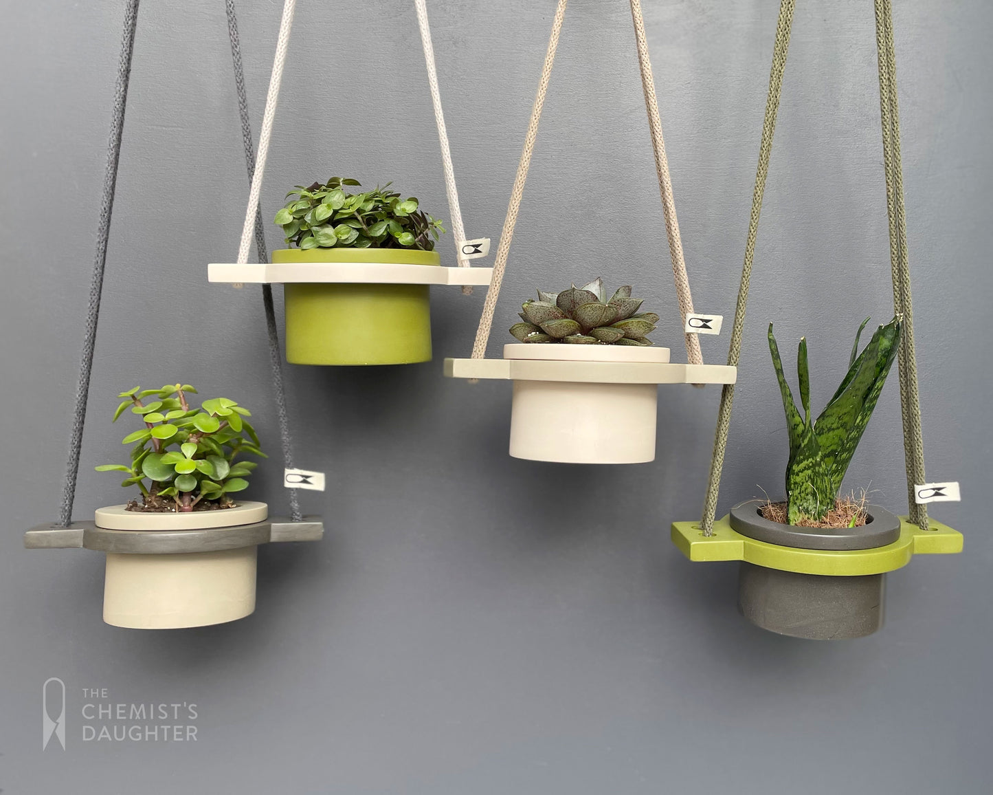 Mini Hanging plant pot - various colours