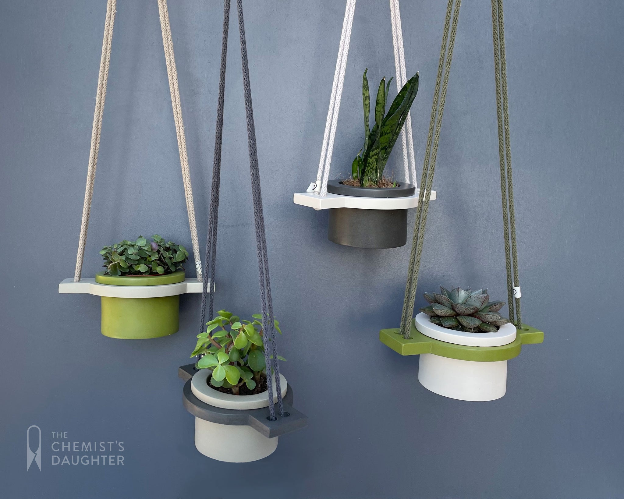 Mini Hanging plant pot - various colours